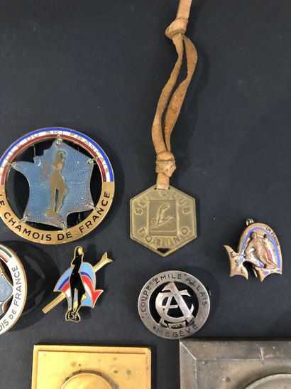 LOT de plaques et médailles dont École du...