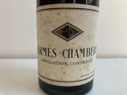 1 Bouteille Charmes-Chambertin, 1962. 
Niveau...