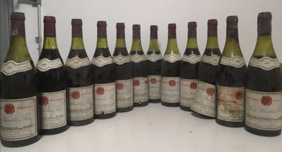 12 Bottles CHÂTEAUNEUF DU PAPE - Léon Barbier...