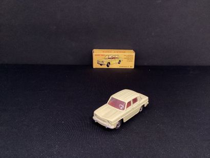 DINKY TOYS :
Renault R8, jaune paille.
Dans...