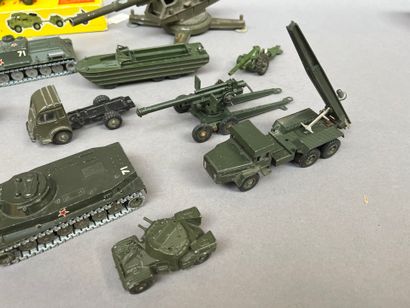 DINKY TOYS and SOLIDO mainly: 
Lots of military...