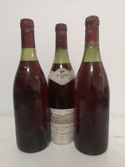 3 Bottles GEVREY CHAMBERTIN 1er Cru Clos...