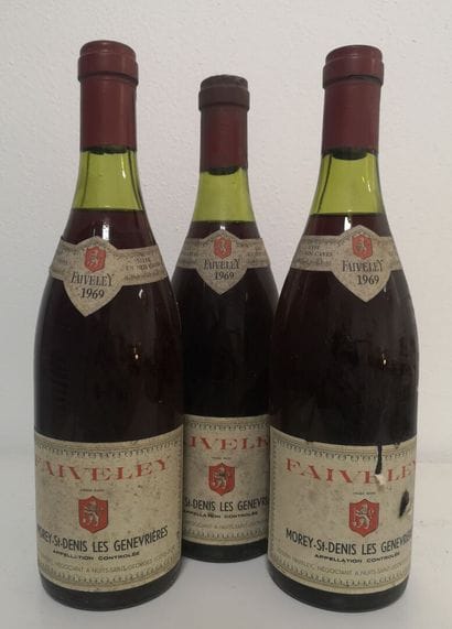 3 Bottles MOREY SAINT DENIS Les Genévrières...