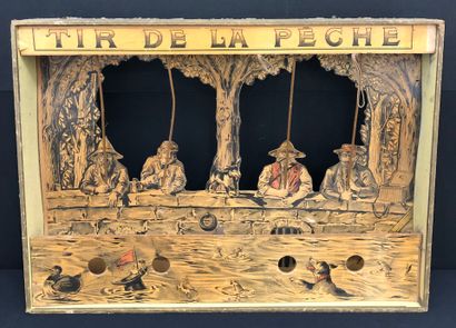 PETIT THEATRE « Opéra » en bois sculpté et...