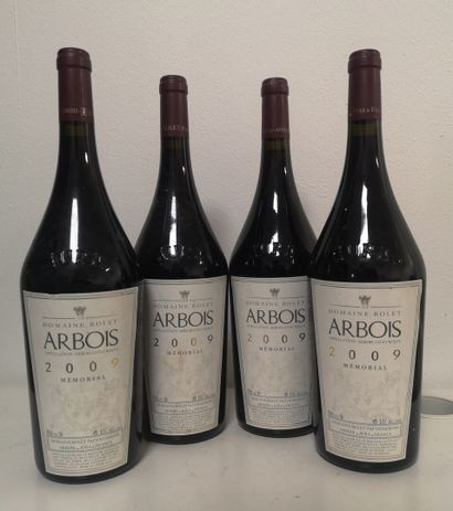 4 Magnums ARBOIS rouge Cuvée Mémorial - Domaine...