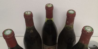5 Bottles CLOS VOUGEOT Grand cru - FAIVELEY...