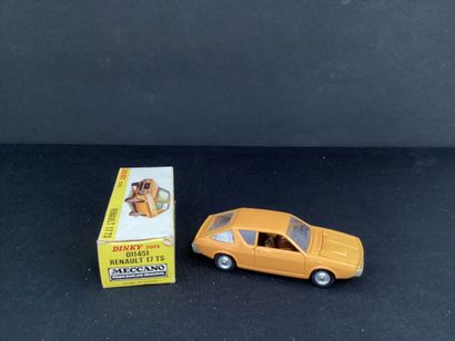 DINKY TOYS :
Renault 17 TS, orange.
Réédition.
Dans...
