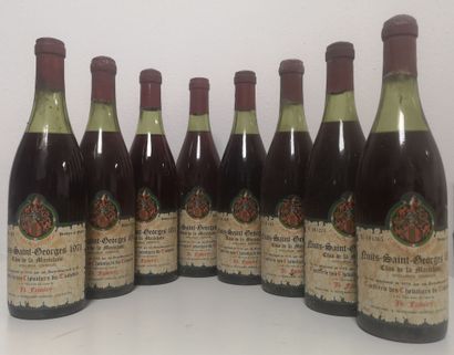 8 Bottles NUITS SAINT GEORGES 1er Cru Clos...