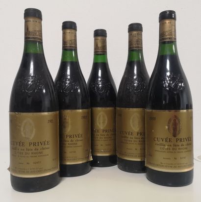 5 Bottle CÔTES du RHONE - Domaine Durma Cuvée...