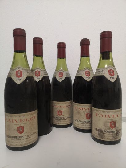 5 Bottles GEVREY CHAMBERTIN Les Cazetiers...