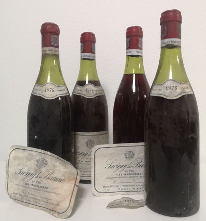 4 Bottles SAVIGNY 1er Cru Les Vergelesses...