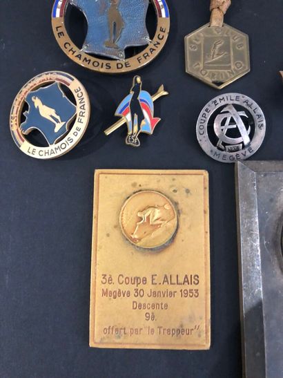 LOT de plaques et médailles dont École du...