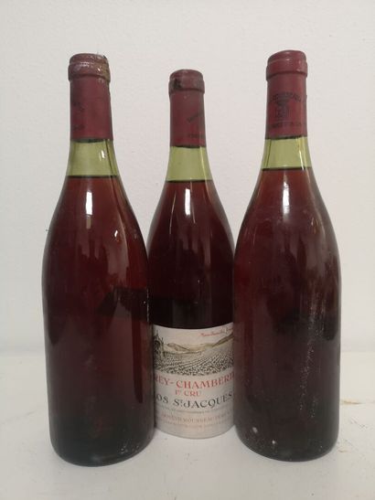 3 Bottles GEVREY CHAMBERTIN 1er Cru Clos...