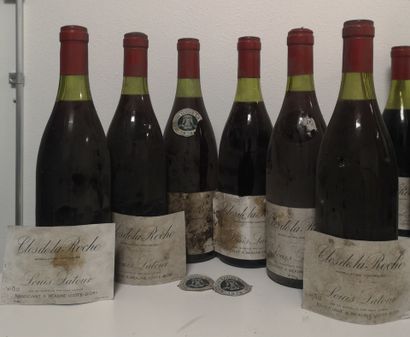 6 Bottles CLOS DE LA ROCHE Grand cru - Domaine...