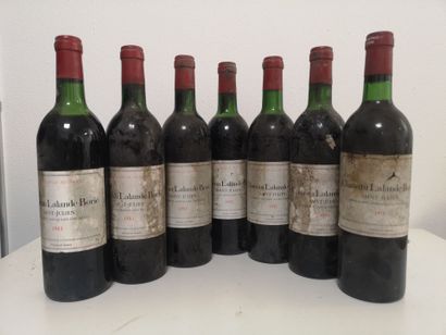 7 Bottles Château LALANDE BORIE - Saint Julien...