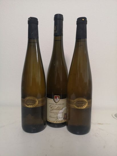 3 Bottles ALSACE DIVERS :
2 Riesling and...