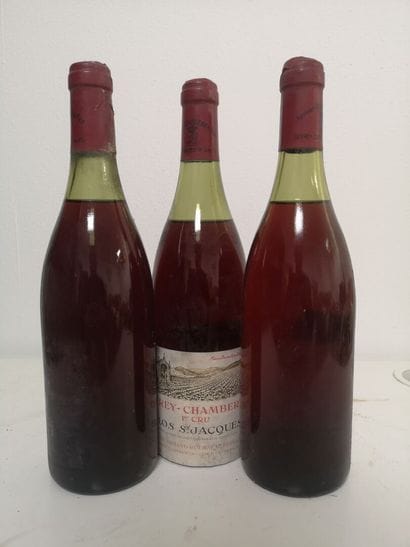 3 Bottles GEVREY CHAMBERTIN 1er Cru Clos...