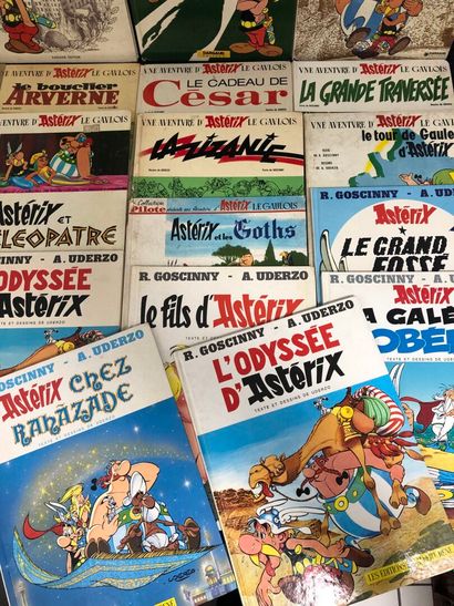 LOT de BD - ASTERIX :
Seize albums dont une...