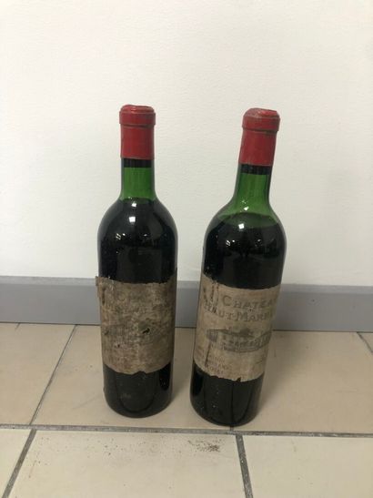 2 bouteilles Château HAUT MARBUZET - Saint...