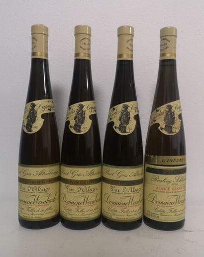 4 Bottles Domaine WEINBACH 1 RIESLING Schlossberg...