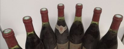 7 Bottles MERCUREY - FAIVELEY 1975
Stained...