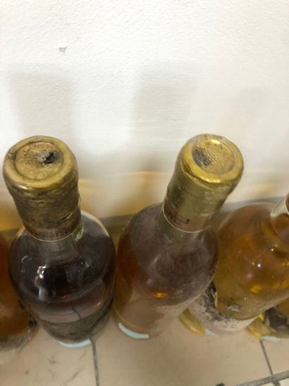 9 bouteilles clos saint robert
x4 1962, 
x3...