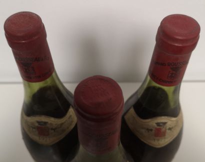 3 Bottles GEVREY CHAMBERTIN - ARMAND ROUSSEAU...