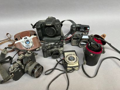 LOT of six Canon, Contax, Vashica, Fujifilm...