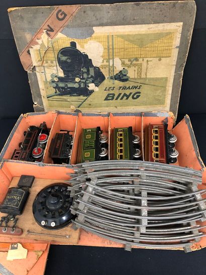 TRAIN BING électrique en 110 volts avec plaque...