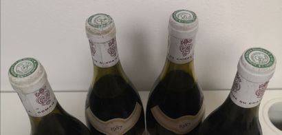 4 Bottles SANTENAY - Château de MERCEY 1987
Slightly...