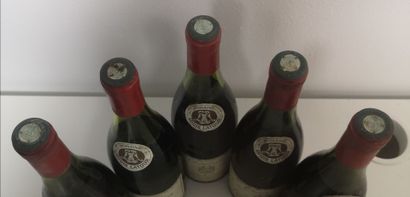 5 Bottles CORTON GRANCEY Grand Cru - Domaine...