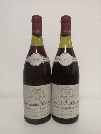 2 Bottles CHAMBOLLE MUSIGNY - Antonin RODET...