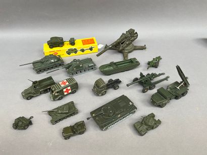 DINKY TOYS and SOLIDO mainly: 
Lots of military...