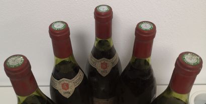 5 Bottles MOREY SAINT DENIS - FAIVELEY 1971
Stained...