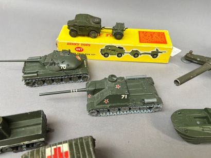 DINKY TOYS and SOLIDO mainly: 
Lots of military...