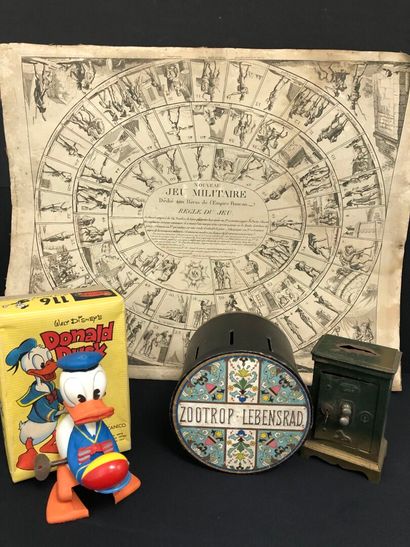 [Enfantina]. LOT DE JEUX ANCIENS comprenant...