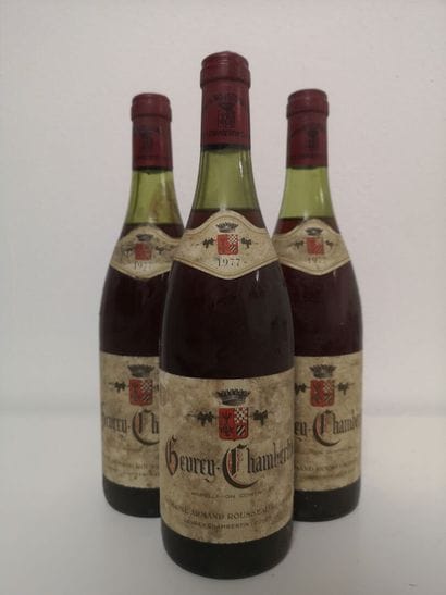 3 Bottles GEVREY CHAMBERTIN - ARMAND ROUSSEAU...