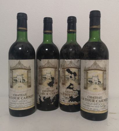 4 Bottles Château La TOUR CARNET - 4th Gcc...