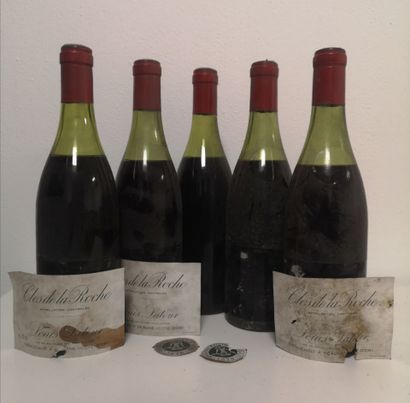 5 Bottles CLOS DE LA ROCHE Grand cru - Domaine...