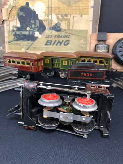 TRAIN BING électrique en 110 volts avec plaque...