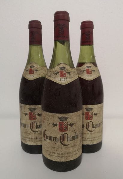 3 Bottles GEVREY CHAMBERTIN - ARMAND ROUSSEAU...
