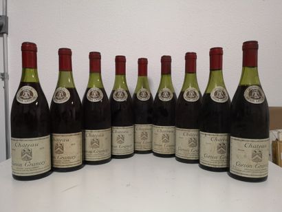 9 Bottles CORTON GRANCEY Grand Cru - Domaine...