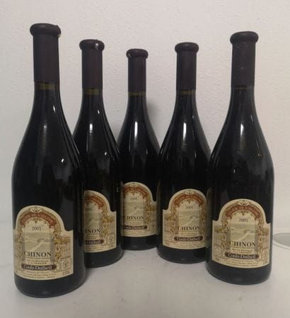 5 Bottles CHINON Clos de l'Olive - Couly-Dutheil...
