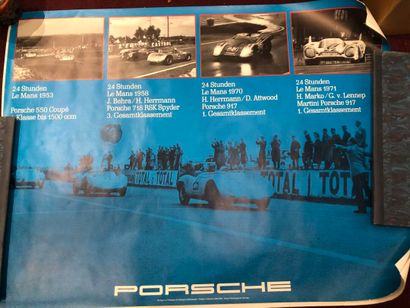 Quatre AFFICHES Porsche années 1990.

Sur...