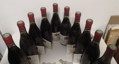 10 Bottles BEAUNE 1er cru Montée Rouge -...