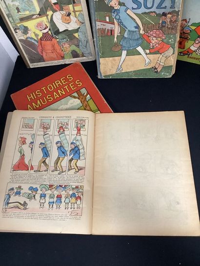 [ENFANTINA] LOT de huit livres comprenant...