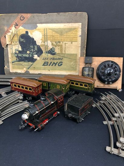 TRAIN BING électrique en 110 volts avec plaque...