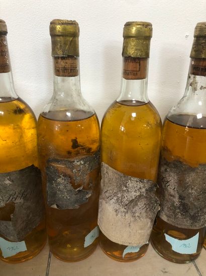 9 bouteilles clos saint robert
x4 1962, 
x3...