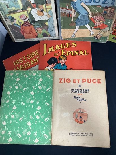 [ENFANTINA] LOT de huit livres comprenant...