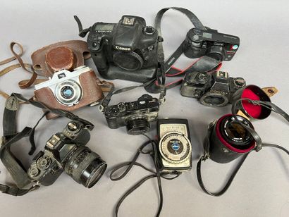LOT of six Canon, Contax, Vashica, Fujifilm...